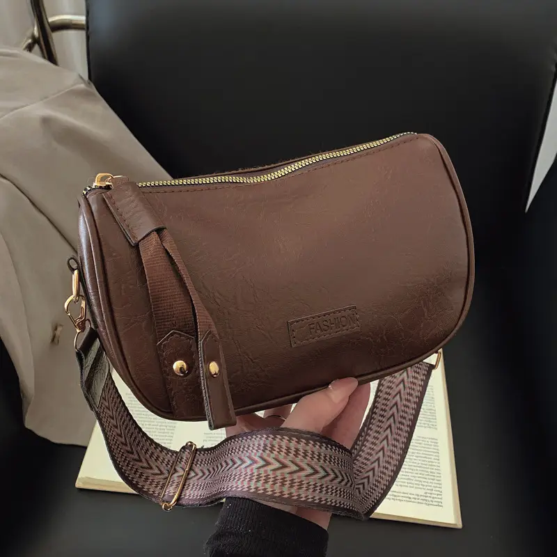 Brown Leather Crossbody Bag for Women 2026 - Image 2