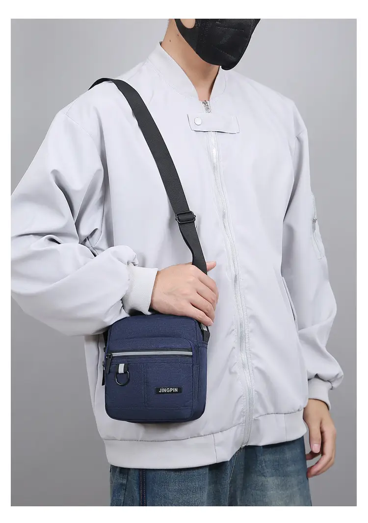 Waterproof Multi-Pocket Shoulder Bag for Men Women — feature 16