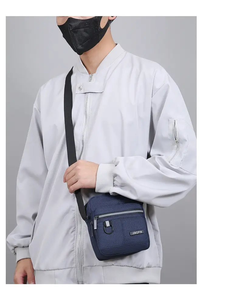 Waterproof Multi-Pocket Shoulder Bag for Men Women — feature 18