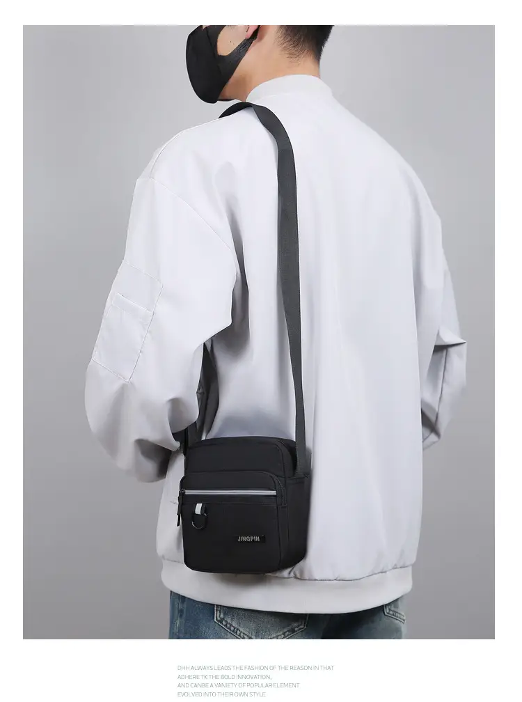 Waterproof Multi-Pocket Shoulder Bag for Men Women — feature 21