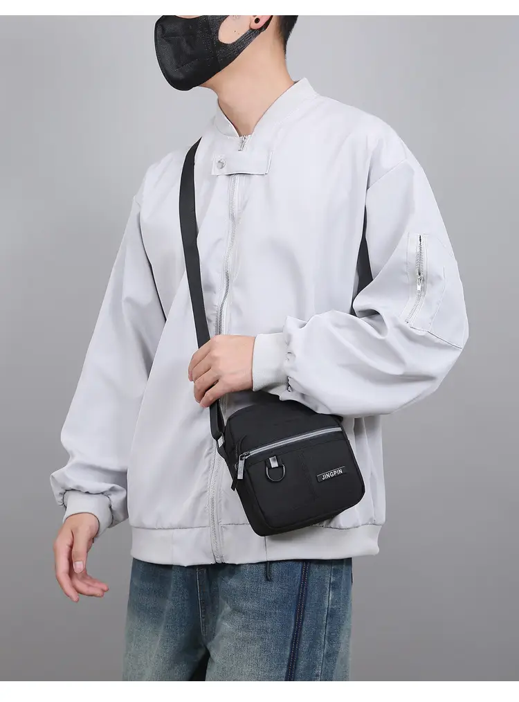 Waterproof Multi-Pocket Shoulder Bag for Men Women — feature 23
