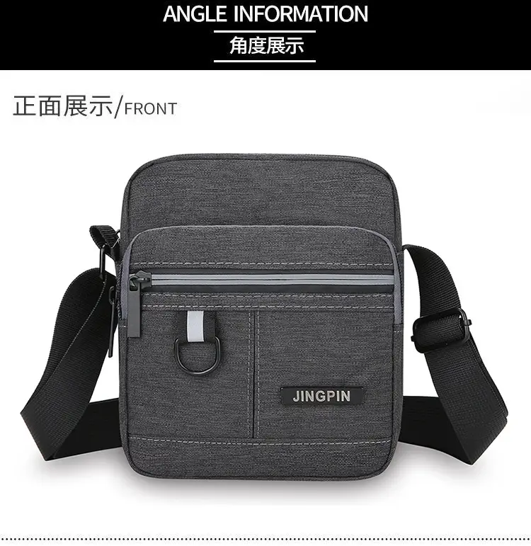 Waterproof Multi-Pocket Shoulder Bag for Men Women — feature 27