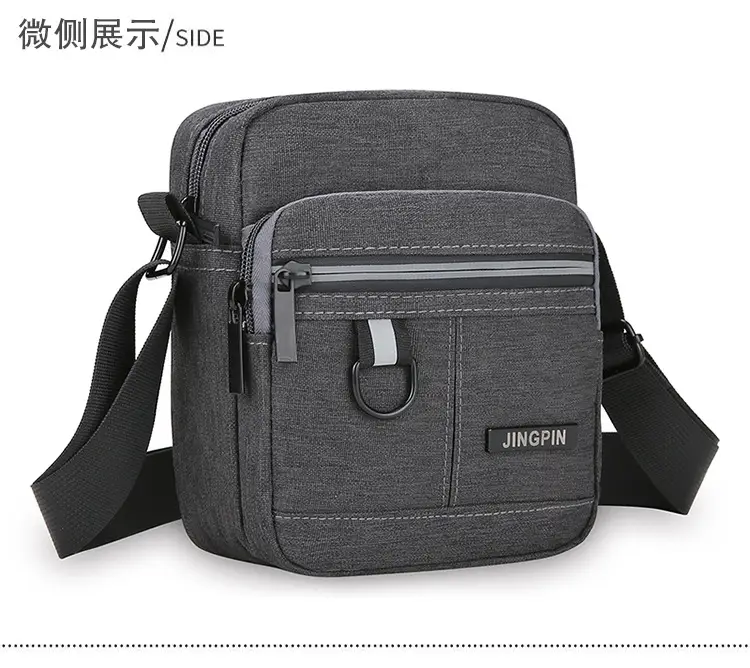 Waterproof Multi-Pocket Shoulder Bag for Men Women — feature 28