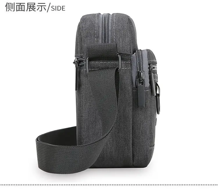 Waterproof Multi-Pocket Shoulder Bag for Men Women — feature 29