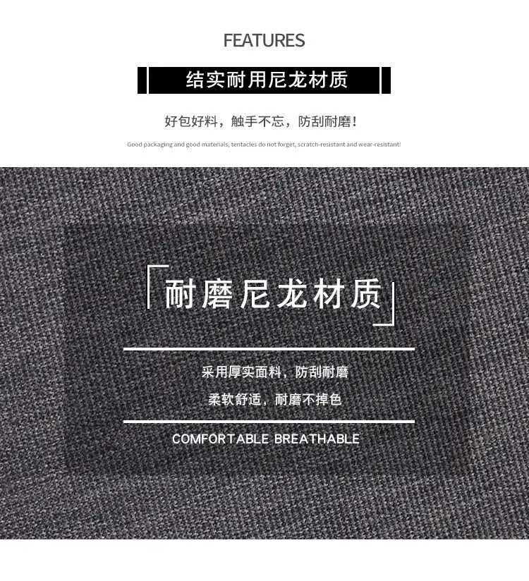 Waterproof Multi-Pocket Shoulder Bag for Men Women — feature 8