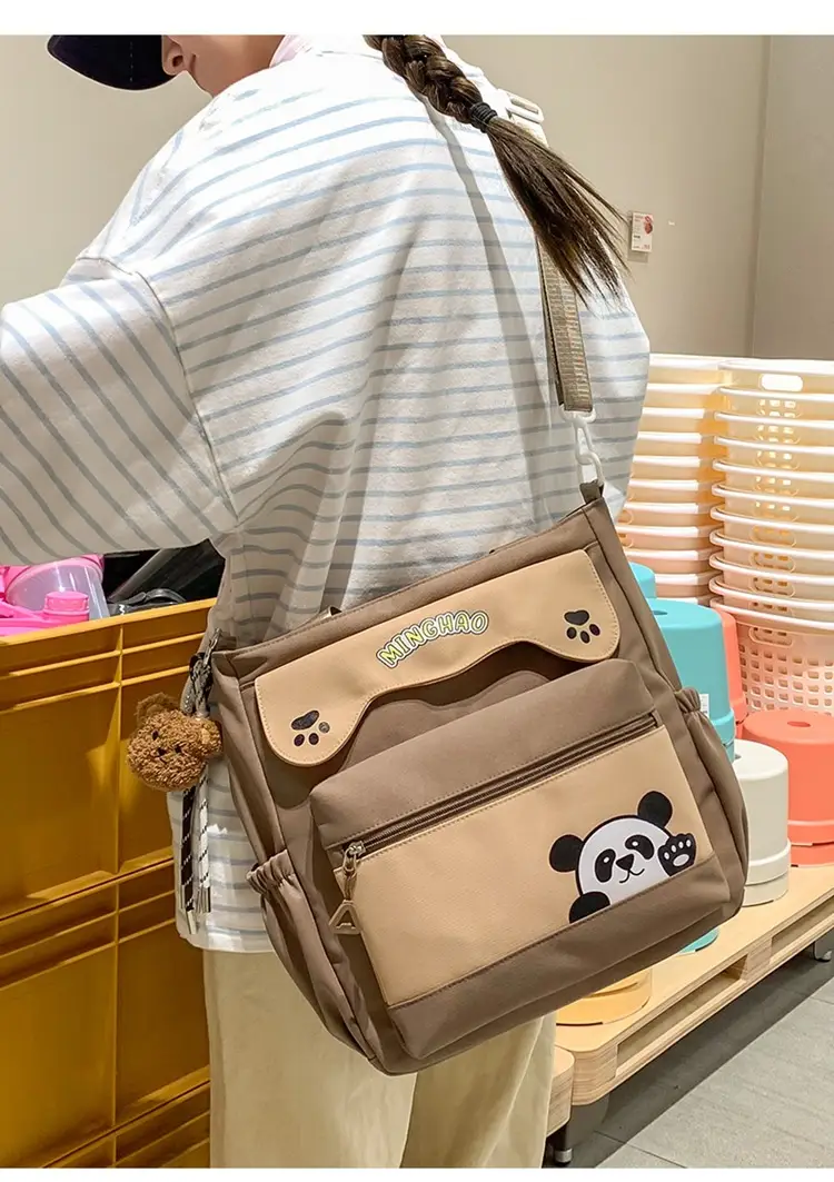 Red Panda Print Shoulder Bag for Women — feature 10