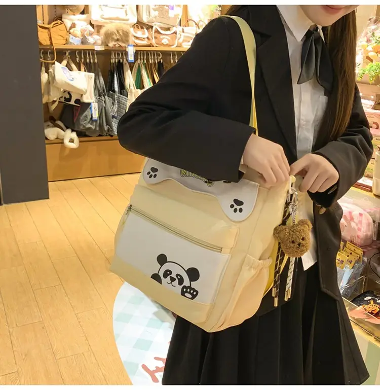 Red Panda Print Shoulder Bag for Women — feature 28
