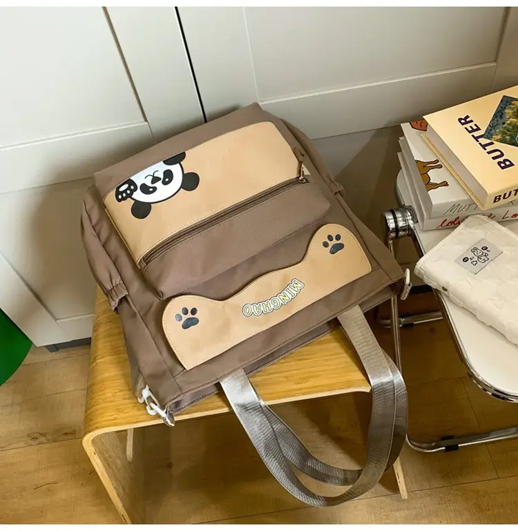 Red Panda Print Shoulder Bag for Women — feature 41