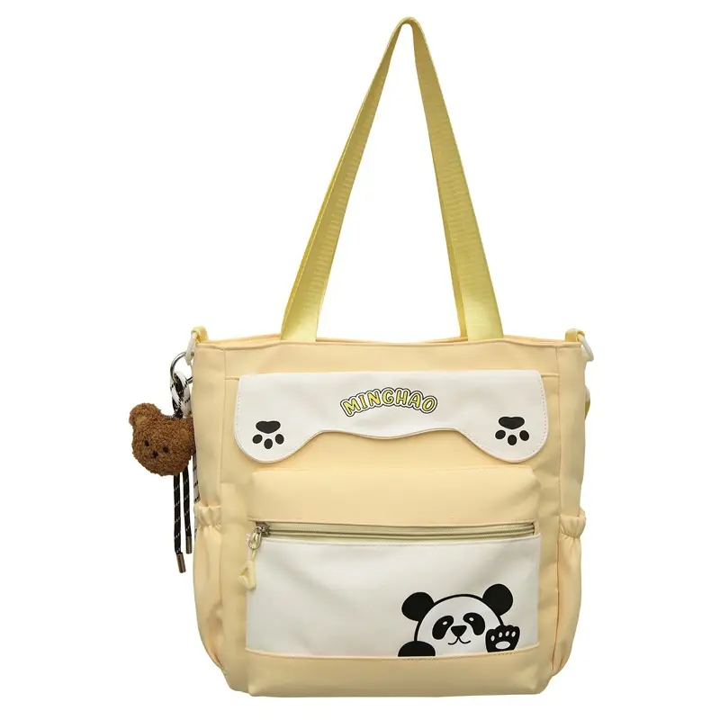 Red Panda Print Shoulder Bag for Women