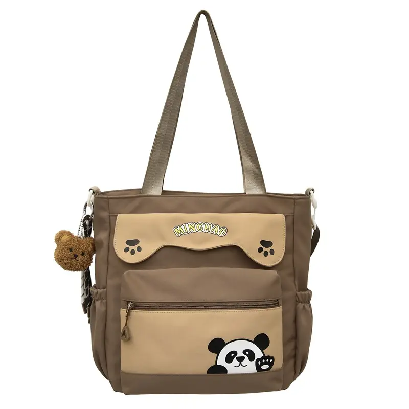 Red Panda Print Shoulder Bag for Women