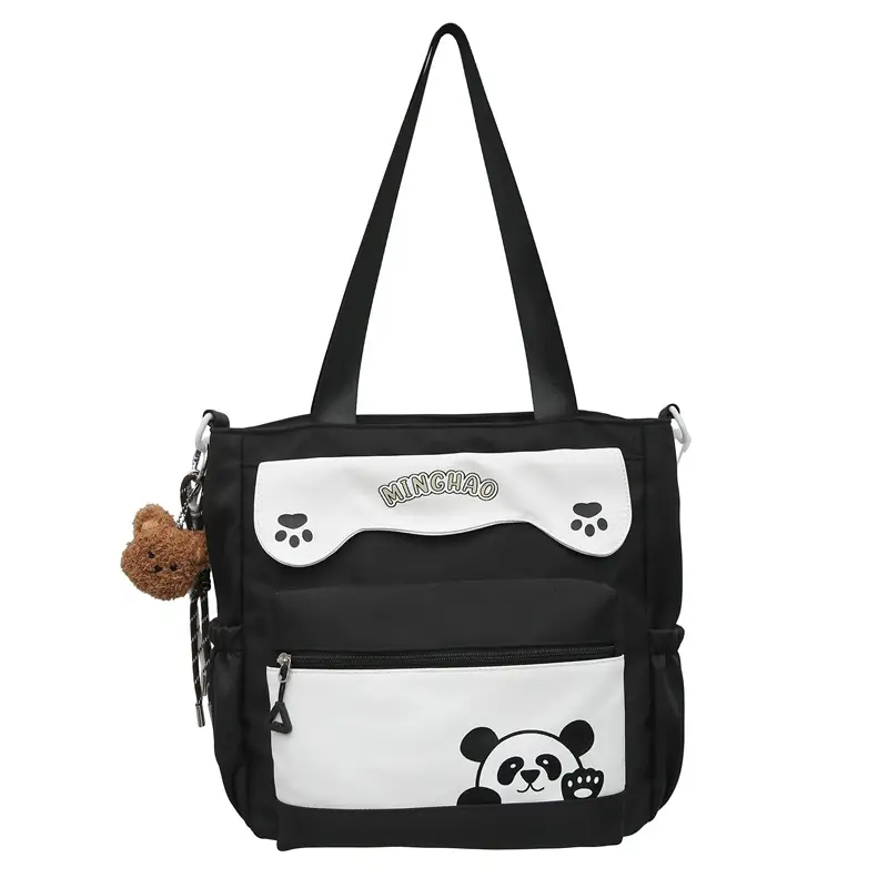 Red Panda Print Shoulder Bag for Women