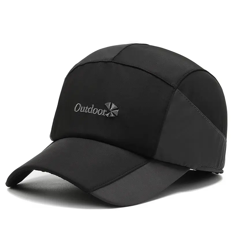 Winter Men's Black Fleece Cap with Ear Protection - Image 4