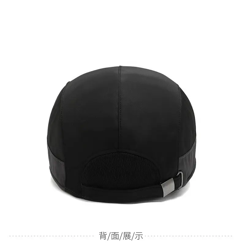 Winter Men's Black Fleece Cap with Ear Protection — feature 6