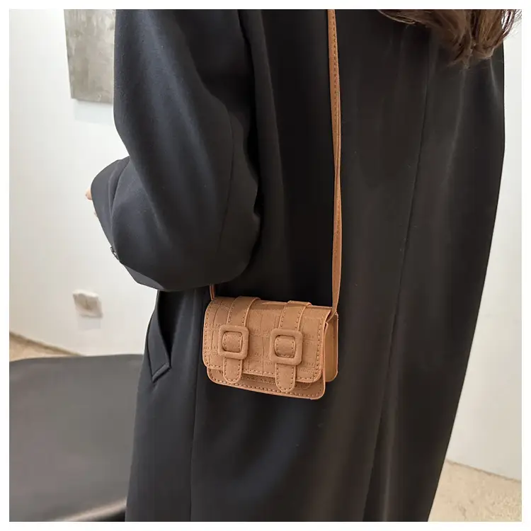 2024 Women's Square Bag Shoulder Crossbody Brown — feature 11