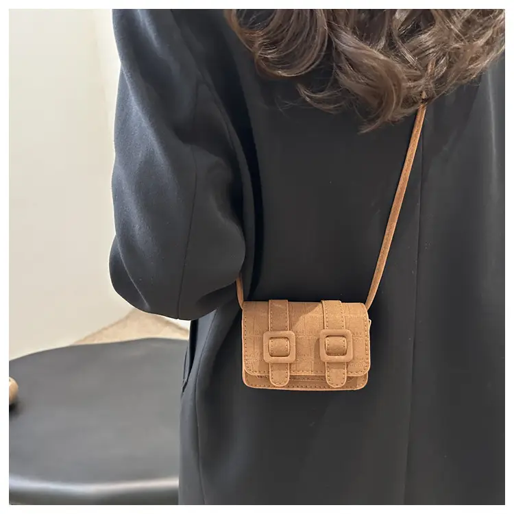 2024 Women's Square Bag Shoulder Crossbody Brown — feature 13