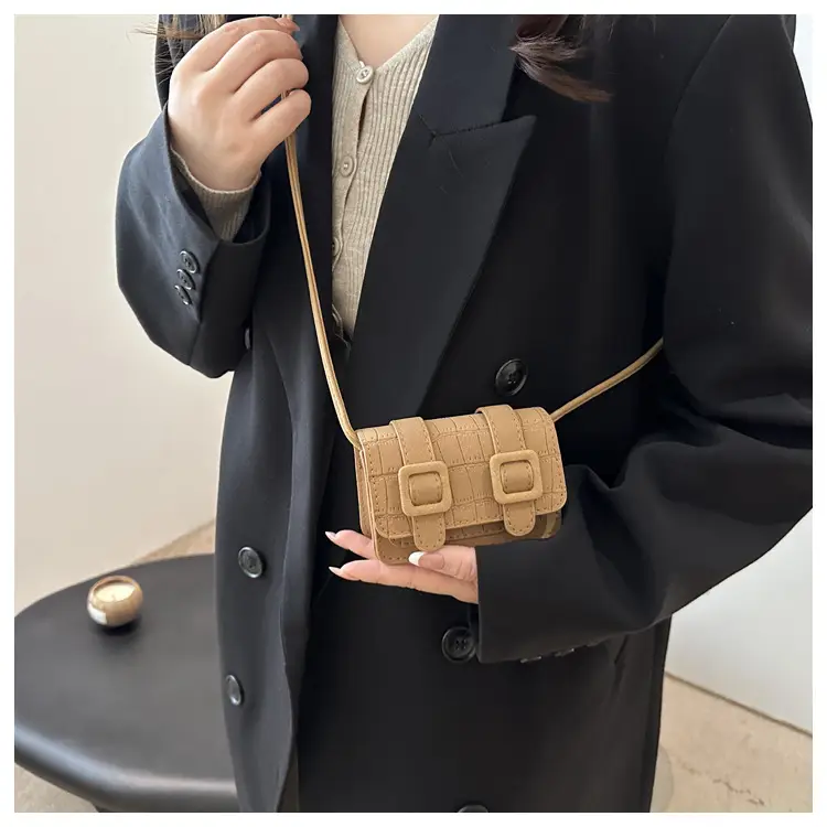 2024 Women's Square Bag Shoulder Crossbody Brown — feature 9