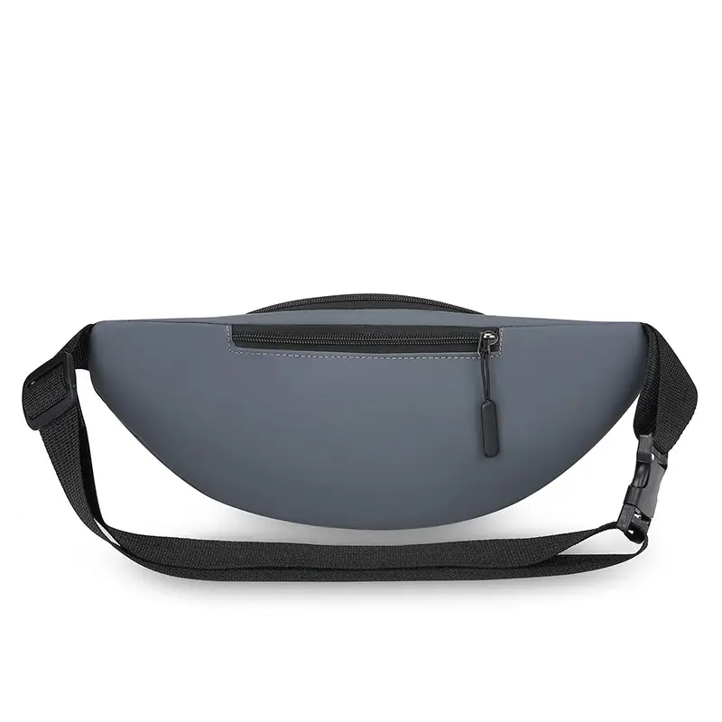Men's Waterproof Oxford Waist Bag Black Korean Style - Image 10