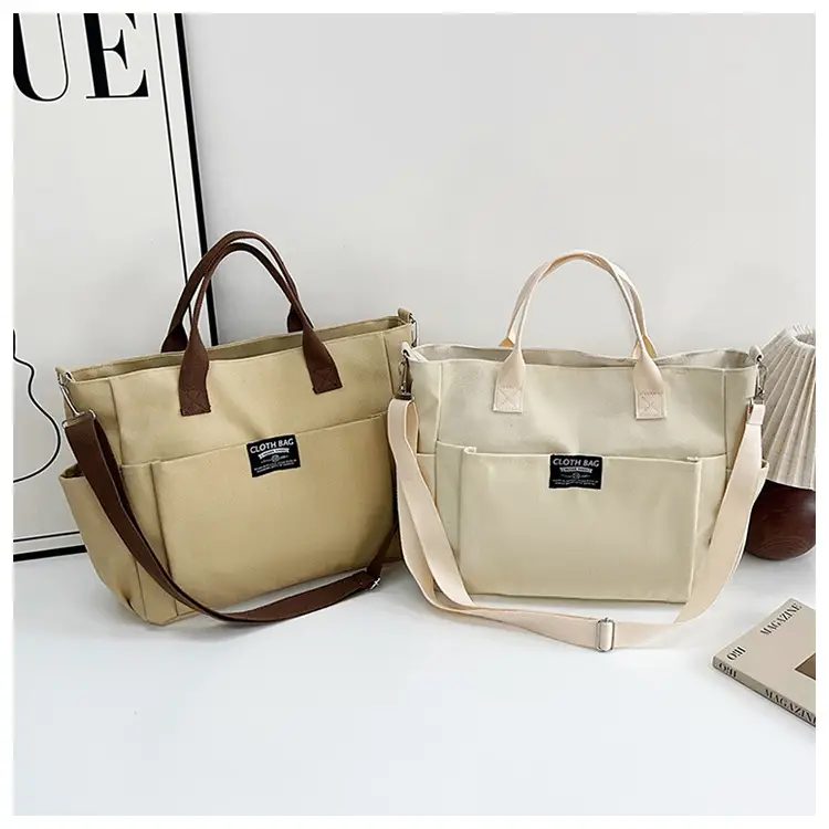 Canvas Crossbody Bag Female Student Large Capacity Shoulder Bag — feature 26