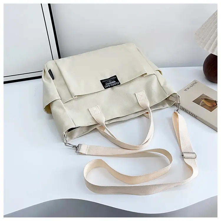 Canvas Crossbody Bag Female Student Large Capacity Shoulder Bag — feature 32