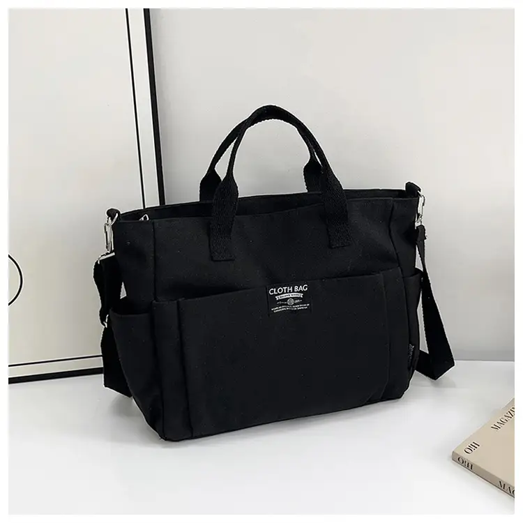 Canvas Crossbody Bag Female Student Large Capacity Shoulder Bag - Image 2