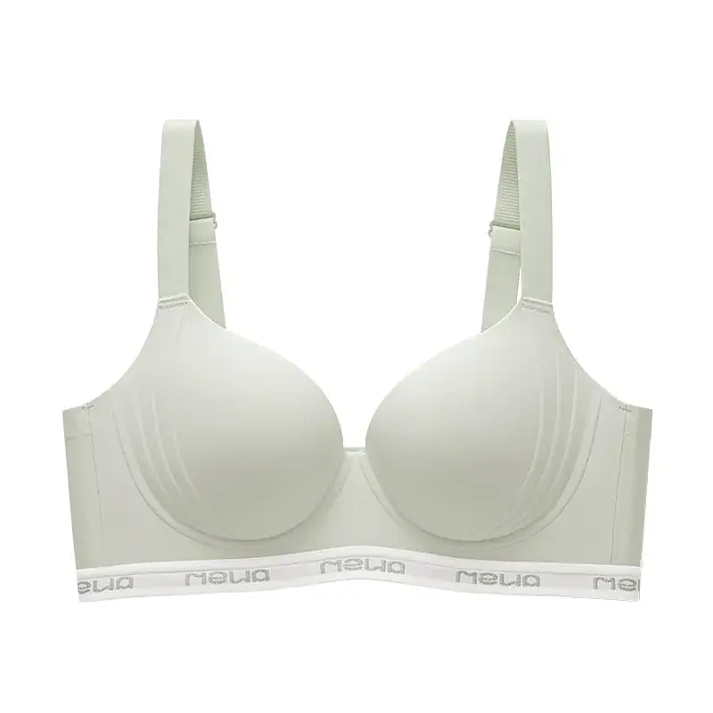 Women's Red Tilting Seamless Bra Large Chest Small No Steel Ring - Image 4