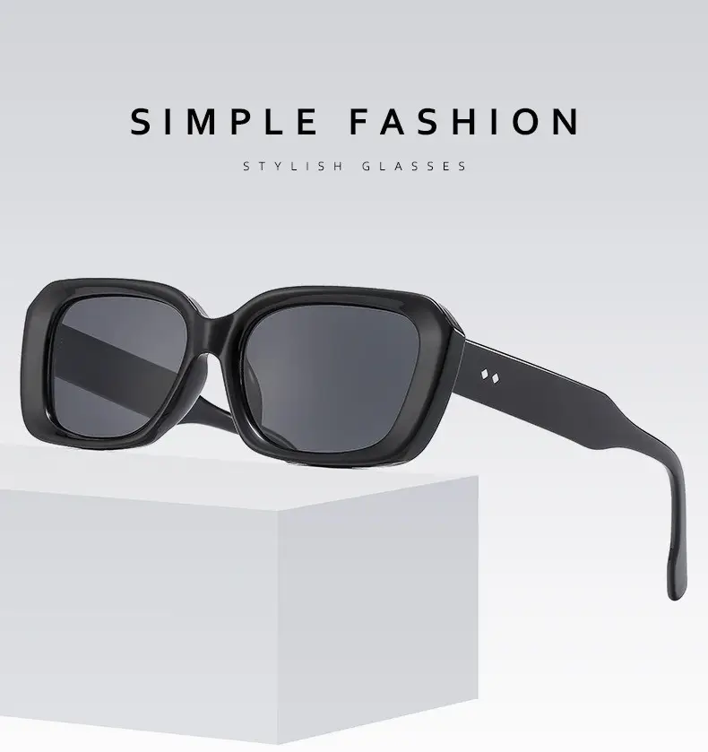 Black Square Sunglasses for Women UV Protection β feature 4