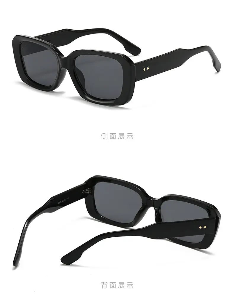 Black Square Sunglasses for Women UV Protection β feature 9