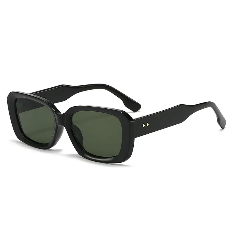 Black Square Sunglasses for Women UV Protection - Image 6