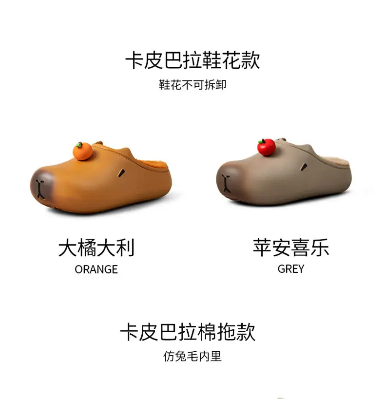 Women Winter Fleece Lined Heel Slippers Brown — feature 11
