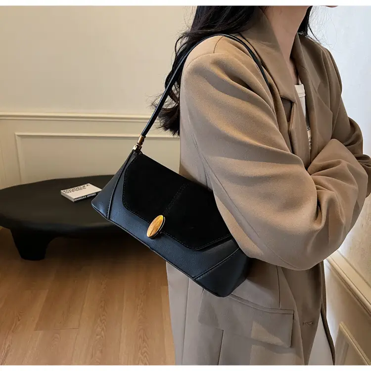 Women Shoulder Bag Brown Leather 2026 Winter Autumn — feature 17