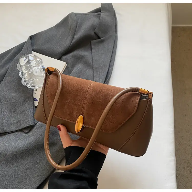 Women Shoulder Bag Brown Leather 2026 Winter Autumn — feature 21