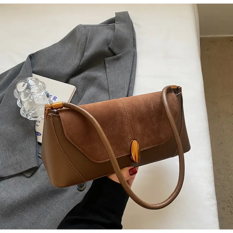 Women Shoulder Bag Brown Leather 2026 Winter Autumn — feature 22