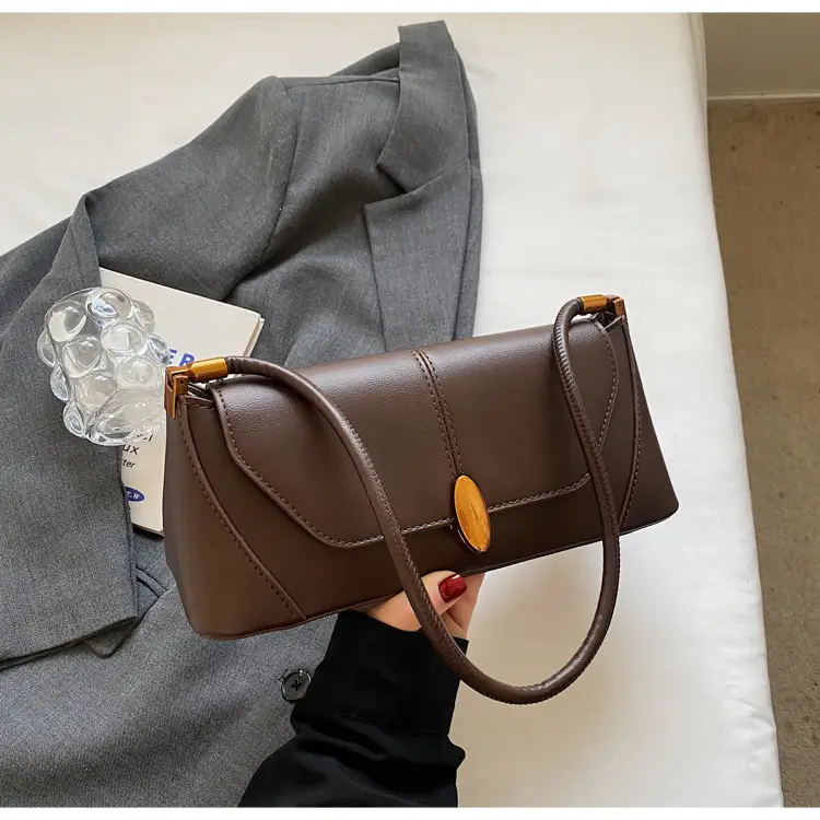 Women Shoulder Bag Brown Leather 2026 Winter Autumn — feature 28