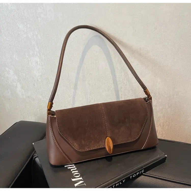 Women Shoulder Bag Brown Leather 2026 Winter Autumn — feature 29