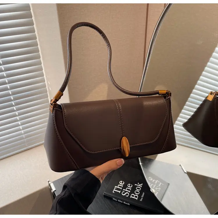 Women Shoulder Bag Brown Leather 2026 Winter Autumn — feature 35