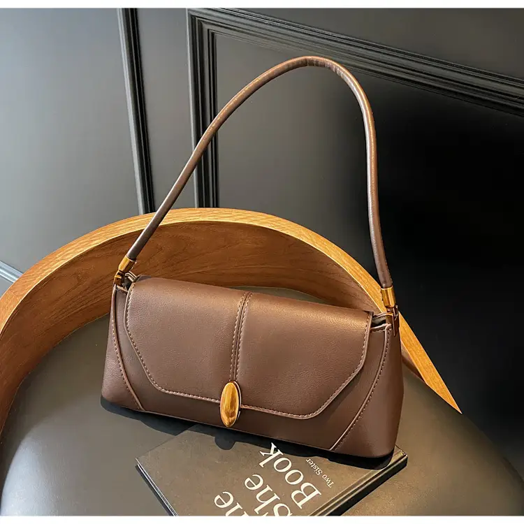 Women Shoulder Bag Brown Leather 2026 Winter Autumn — feature 38