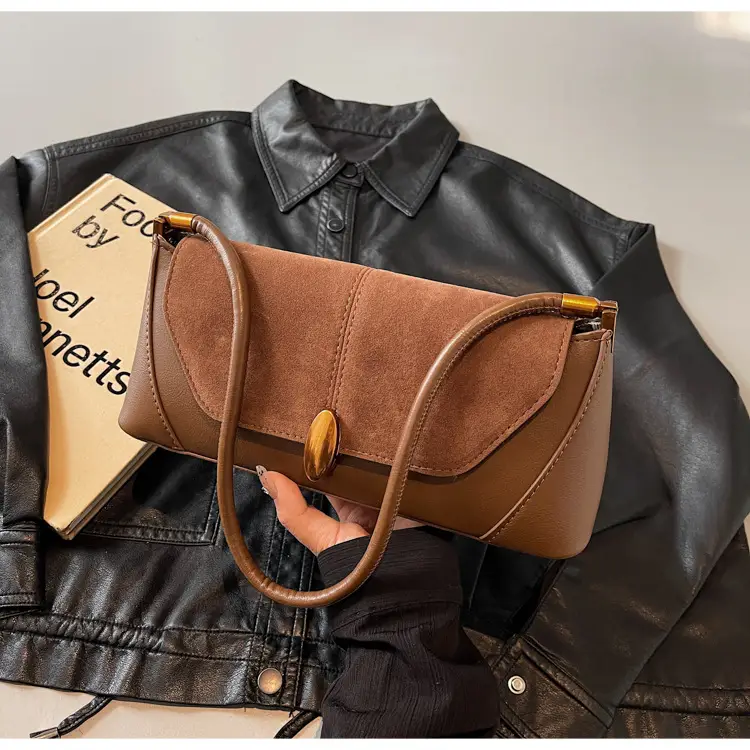 Women Shoulder Bag Brown Leather 2026 Winter Autumn — feature 39