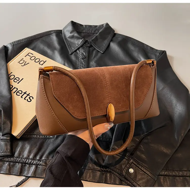 Women Shoulder Bag Brown Leather 2026 Winter Autumn — feature 40