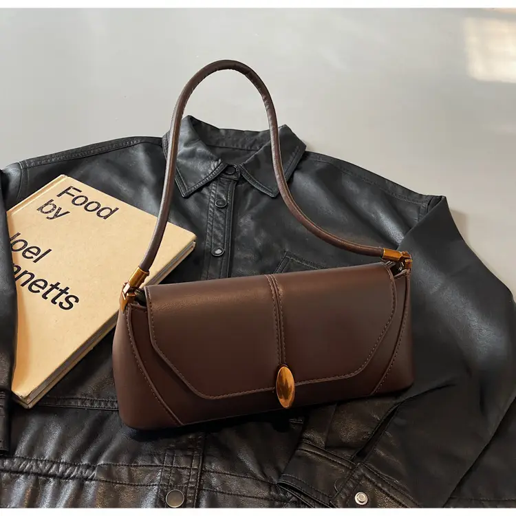 Women Shoulder Bag Brown Leather 2026 Winter Autumn — feature 42