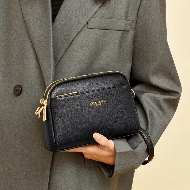 Black Korean Style Crossbody Bag for Women - Image 8