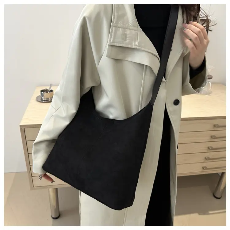 Vintage Brown Tote Bag for Women Autumn Winter Commute — feature 17