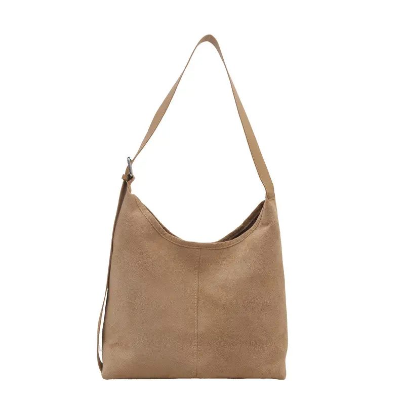 Vintage Brown Tote Bag for Women Autumn Winter Commute - Image 2