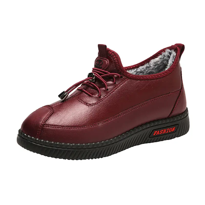 Winter Old Beijing Cloth Shoes Women's Middle-aged and Elderly Mothers Cotton Shoes Soft Sole Non-slip Shoes for the Elderly fleece-lined Warm Milk Shoes - Image 6