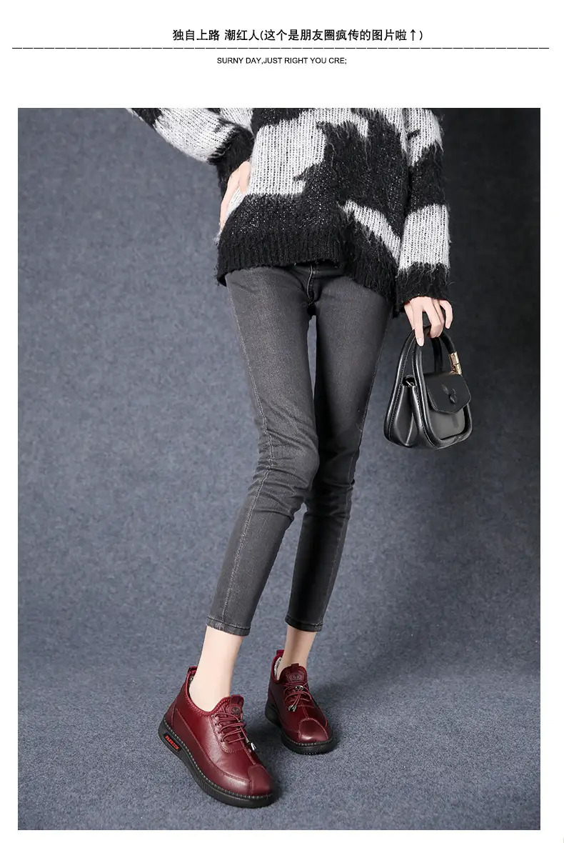 Winter Old Beijing Cloth Shoes Women's Middle-aged and Elderly Mothers Cotton Shoes Soft Sole Non-slip Shoes for the Elderly fleece-lined Warm Milk Shoes — feature 11