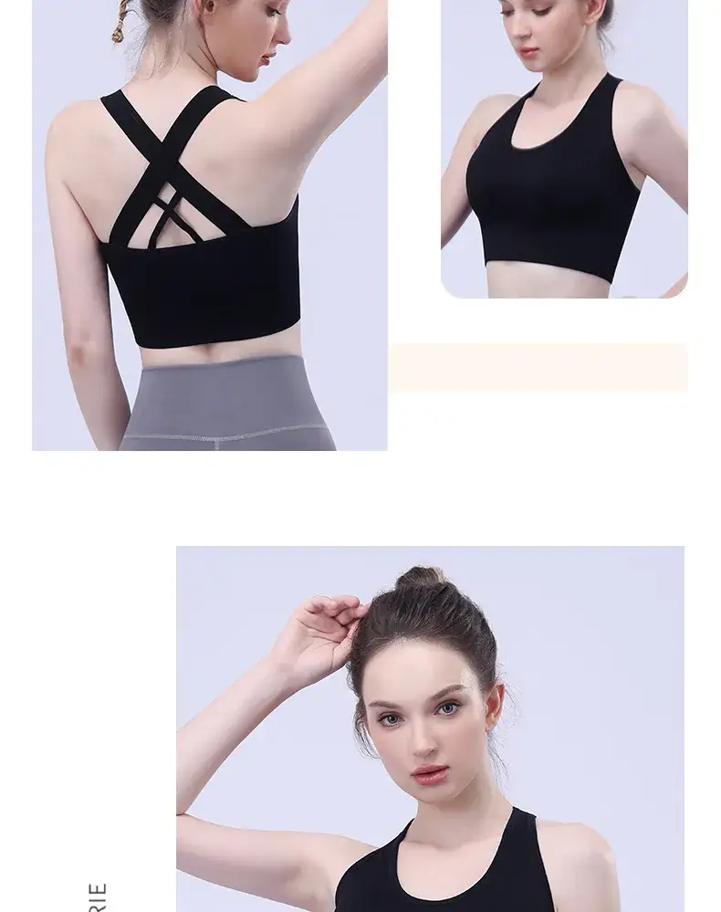 Cross-back Cross-back Sports Bra for Women — feature 18