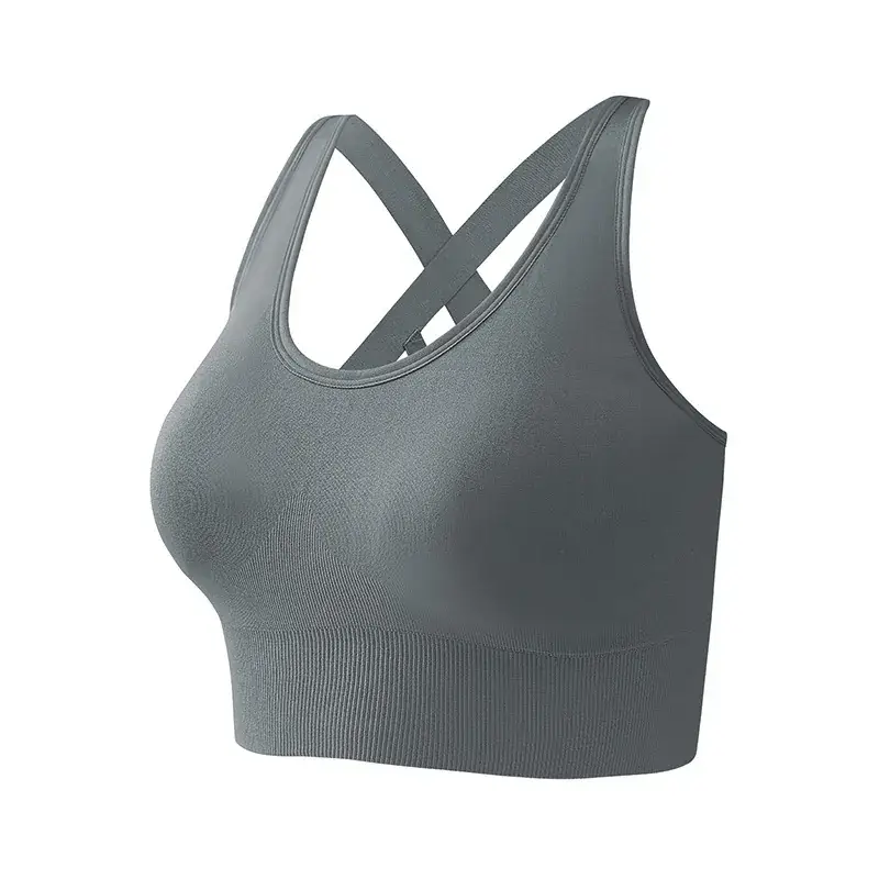 Cross-back Cross-back Sports Bra for Women - Image 3