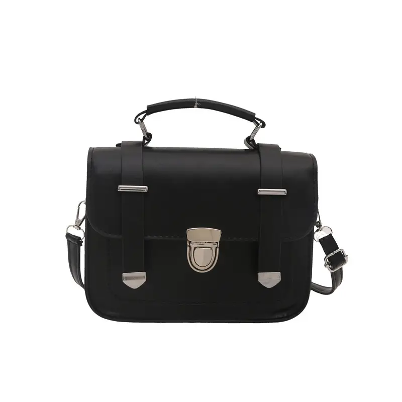 Brown Retro Square Shoulder Bag for Women