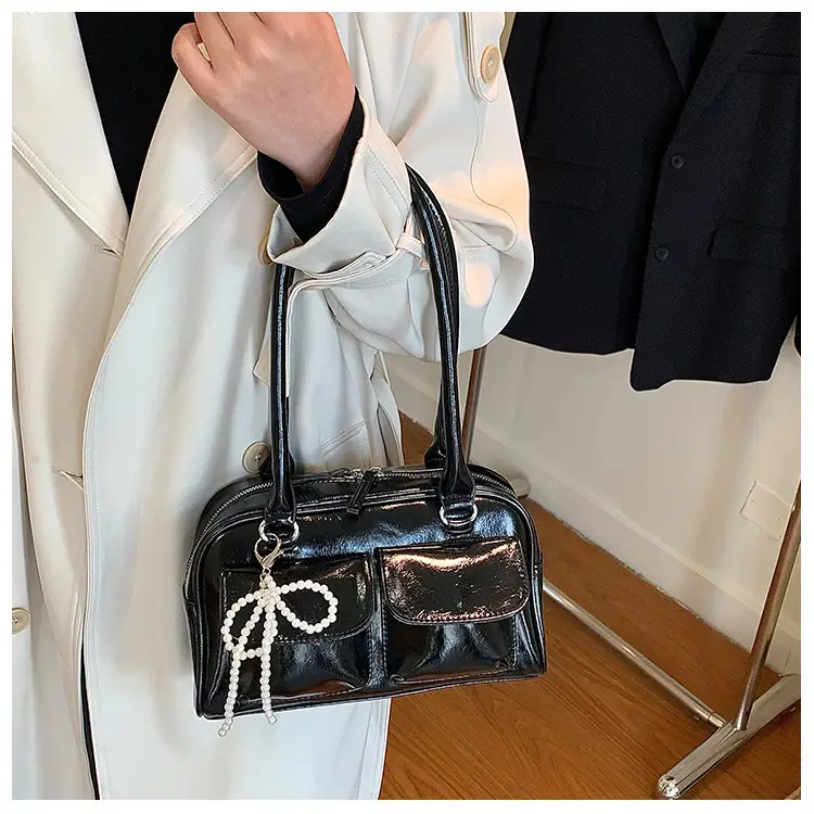 Trendy Brown Leather Shoulder Bag for Women — feature 11