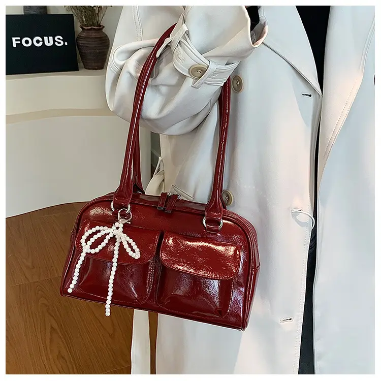 Trendy Brown Leather Shoulder Bag for Women — feature 12