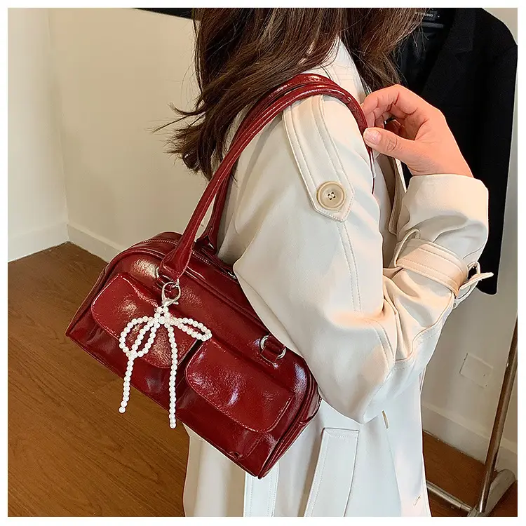 Trendy Brown Leather Shoulder Bag for Women — feature 14